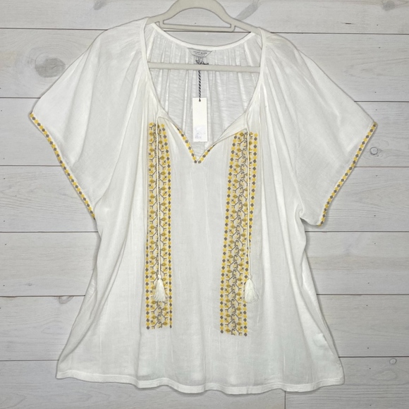 Lucky Brand Tops - NWT Lucky Brand Boho Chic Flowy Plus Size Top 3X
